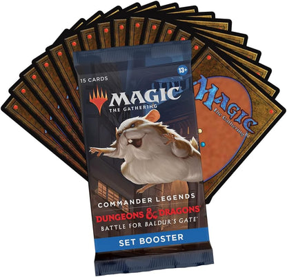 Magic: The Gathering Commander Legends, Battle for Baldur’s Gate Set Booster Packs Papaeya - Travel Board Games