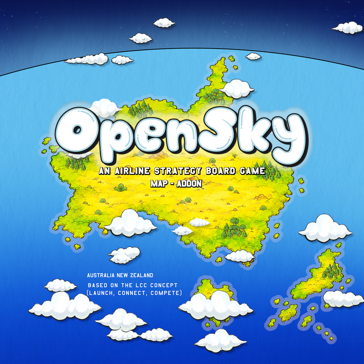 OpenSky add-on - Australia / New Zealand Papaeya - Travel Board Games