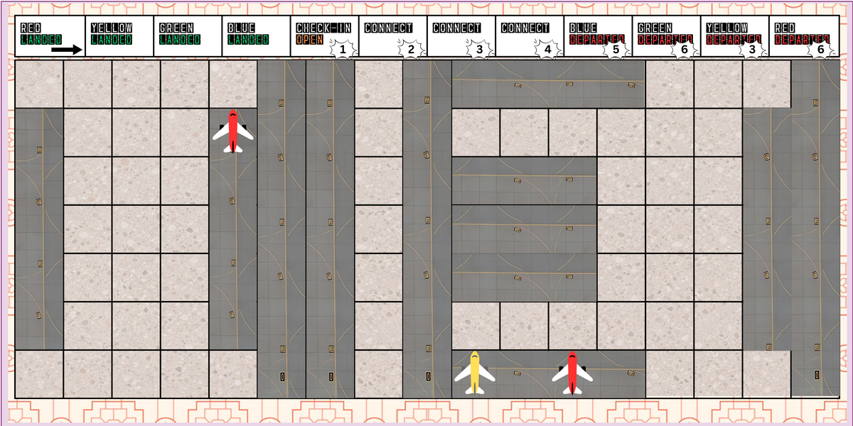 Airport Madness Manager board game - ICN Edition Papaeya