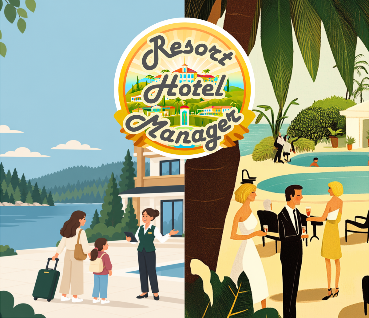 Resort Hotel Manager Bundle Papaeya - Travel Board Games
