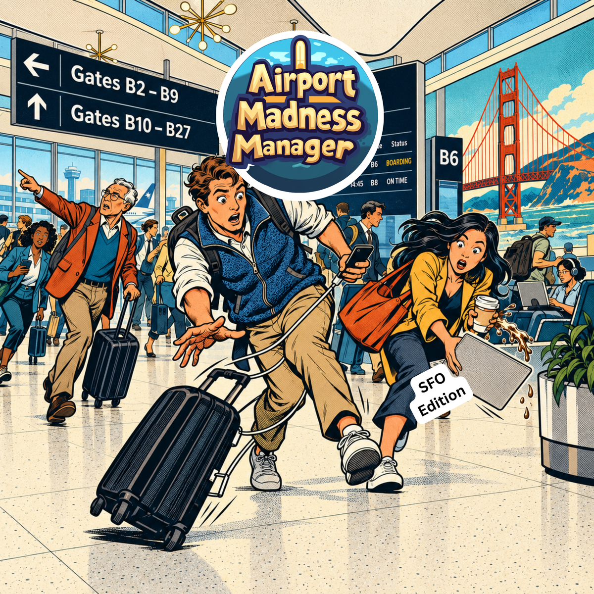 Airport Madness Manager SFO Edition cover